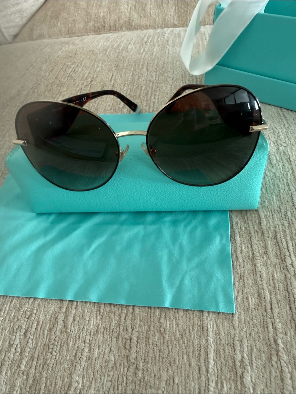 Tiffany sunglasses- barely worn!